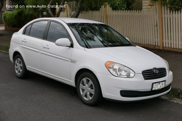 المواصفات والتفاصيل التقنية الكاملة 2006 Hyundai Accent III 1.6 (112 Hp) GLS