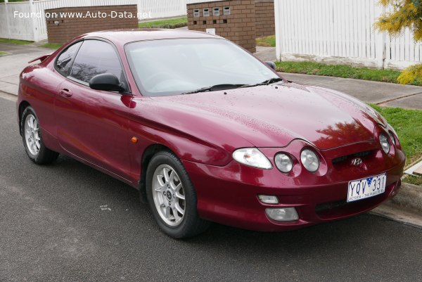 المواصفات والتفاصيل التقنية الكاملة 2001 Hyundai Coupe I (RD2, facelift 1999) 2.0 i 16V (135 Hp) Automatic