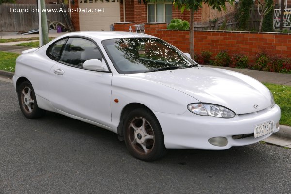 المواصفات والتفاصيل التقنية الكاملة 1996 Hyundai Coupe I (RD) 2.0 i 16V (139 Hp) Automatic