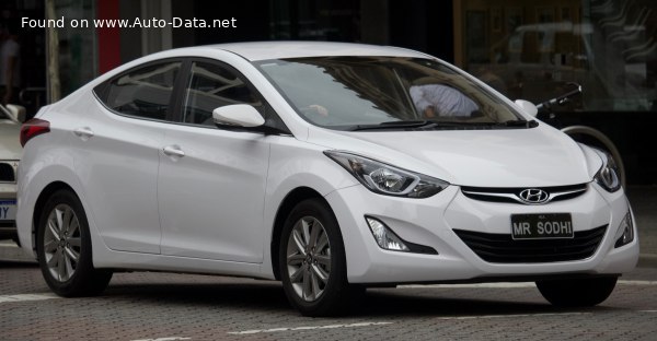 المواصفات والتفاصيل التقنية الكاملة 2013 Hyundai Elantra V (facelift 2013) 1.8 (150 Hp) Automatic