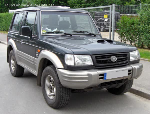 المواصفات والتفاصيل التقنية الكاملة 1998 Hyundai Galloper II 2.5 TD Sport (105 Hp)