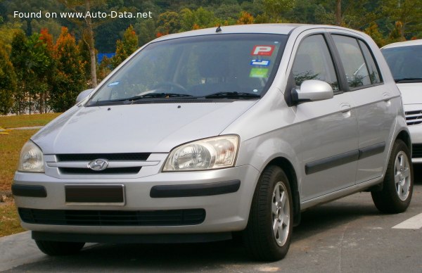 المواصفات والتفاصيل التقنية الكاملة 2004 Hyundai Getz 1.5 CRDi HP (110 Hp)