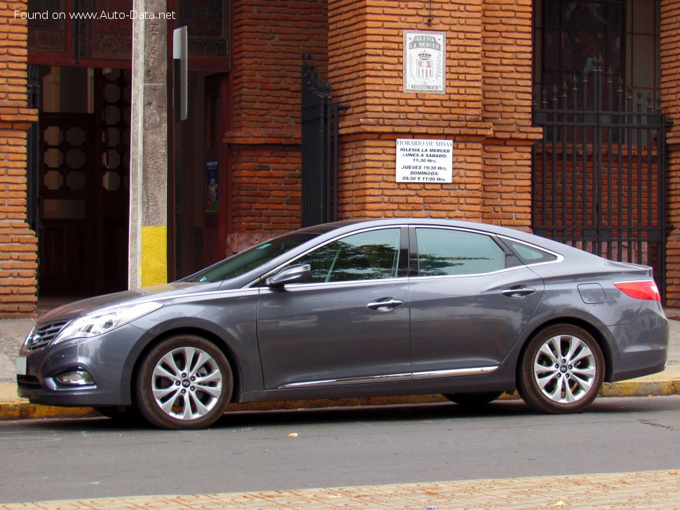 المواصفات والتفاصيل التقنية الكاملة 2013 Hyundai Grandeur/Azera V (HG) 2.4 (204 Hp) Hybrid Shiftronic