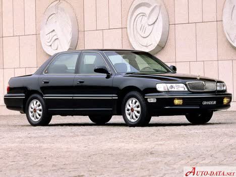 المواصفات والتفاصيل التقنية الكاملة 1992 Hyundai Grandeur II (LX) 2.5i V6 (173 Hp) Automatic