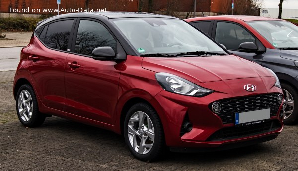 Full specifications and technical details 2019 Hyundai i10 III 1.2 MPi (84 Hp)