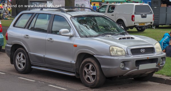 المواصفات والتفاصيل التقنية الكاملة 2001 Hyundai Santa Fe I (SM) 3.5 i V6 24V (203 Hp)