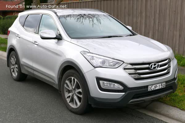 Vollständige Spezifikationen und technische Details 2013 Hyundai Santa Fe III (DM) 2.2 CRDi (197 Hp) 4WD Automatic