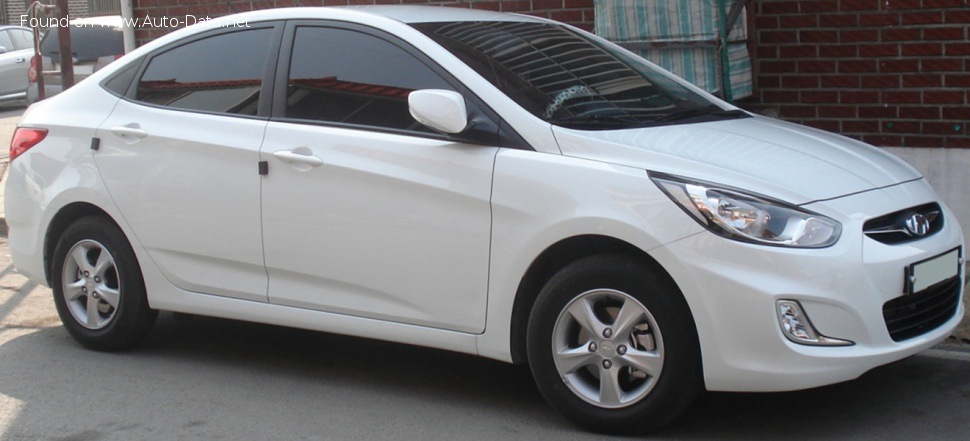 المواصفات والتفاصيل التقنية الكاملة 2011 Hyundai Solaris I Sedan 1.6 MPI (123 Hp) Automatic