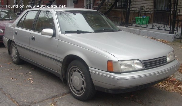 المواصفات والتفاصيل التقنية الكاملة 1990 Hyundai Sonata II (Y2) 3.0 V6 (146 Hp) Automatic