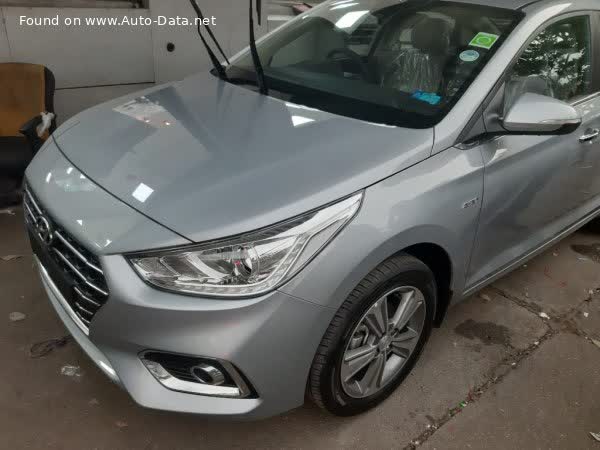 Vollständige Spezifikationen und technische Details 2017 Hyundai Verna V 1.6 Gamma (123 Hp)