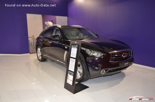 المواصفات والتفاصيل التقنية الكاملة 2012 Infiniti FX II (facelift 2011) 37 V6 (325 Hp) ATTESA E-TS AWD Automatic