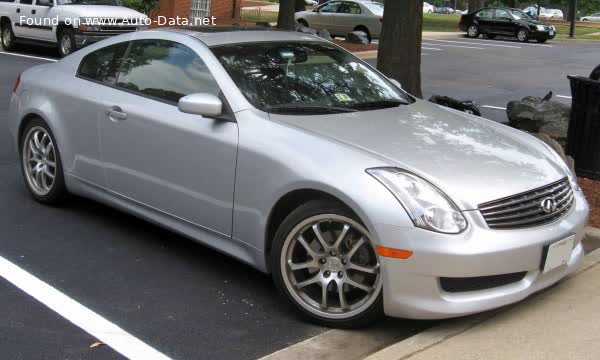 Full specifications and technical details 2002 Infiniti G35 Coupe (V35) 3.5 i V6 24V (283 Hp)