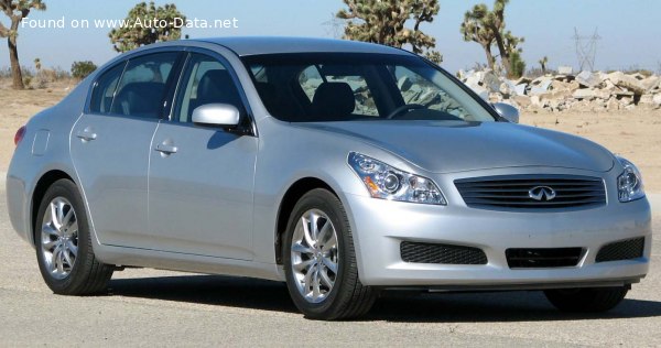 المواصفات والتفاصيل التقنية الكاملة 2006 Infiniti G35 Sedan (V36) 3.5 i V6 24V X AWD (309 Hp)