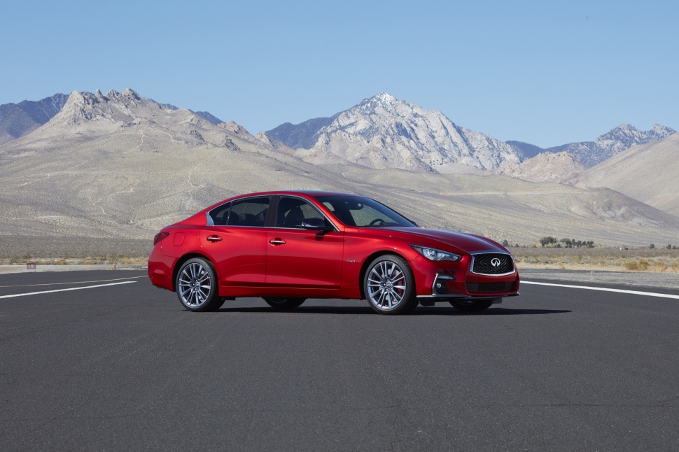 المواصفات والتفاصيل التقنية الكاملة 2018 Infiniti Q50 (facelift 2017) 3.0t V6 (300 Hp) AWD Automatic