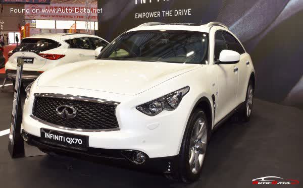 Full specifications and technical details 2013 Infiniti QX70 3.0D V6 (238 Hp) Automatic AWD