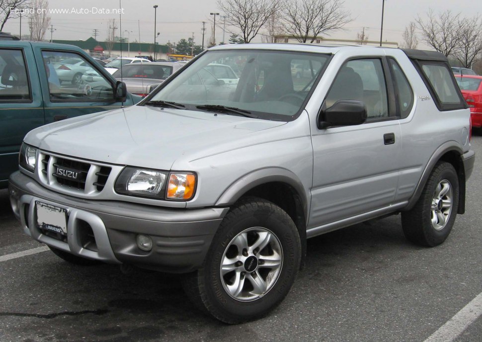 Full specifications and technical details 1998 Isuzu Rodeo Sport Cabrio (UTS-145) 2.2 i 16V 2WD (131 Hp)