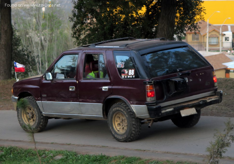 Full specifications and technical details 1989 Isuzu Rodeo 3.2 i S 2WD (177 Hp) Automatic