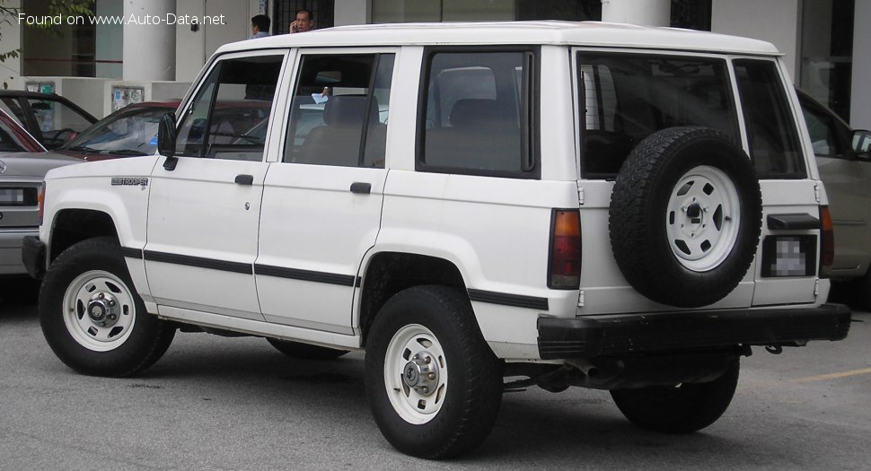 المواصفات والتفاصيل التقنية الكاملة 1988 Isuzu Trooper (UBS) 2.8 TD (UBS55) (106 Hp)