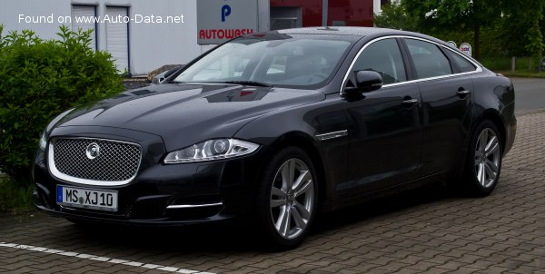 المواصفات والتفاصيل التقنية الكاملة 2009 Jaguar XJ (X351) 5.0 V8 Supercharged (470 Hp) Automatic 6-speed