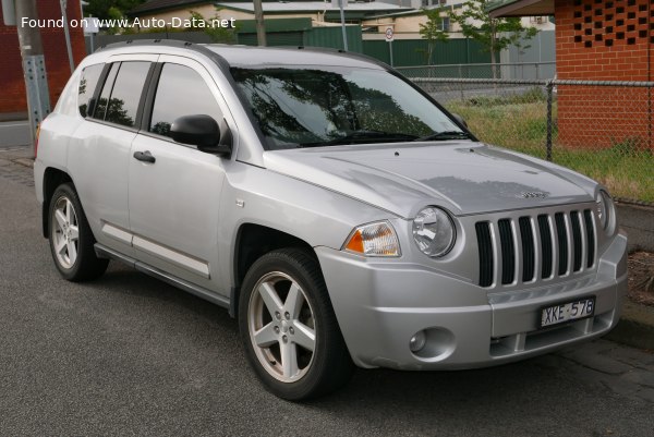 Full specifications and technical details 2006 Jeep Compass I (MK) 2.4 (170 Hp) CVT 4x4