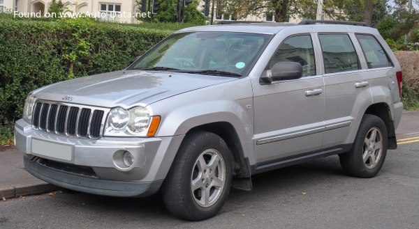 المواصفات والتفاصيل التقنية الكاملة 2006 Jeep Grand Cherokee III (WK) SRT8 6.1i V8 (426 Hp) 4x4 Automatic