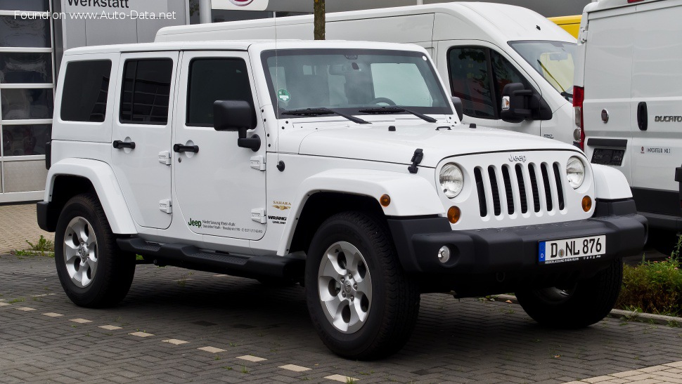 Full specifications and technical details 2011 Jeep Wrangler III Unlimited (JK) 2.8 CRDi (197 Hp) 4x4