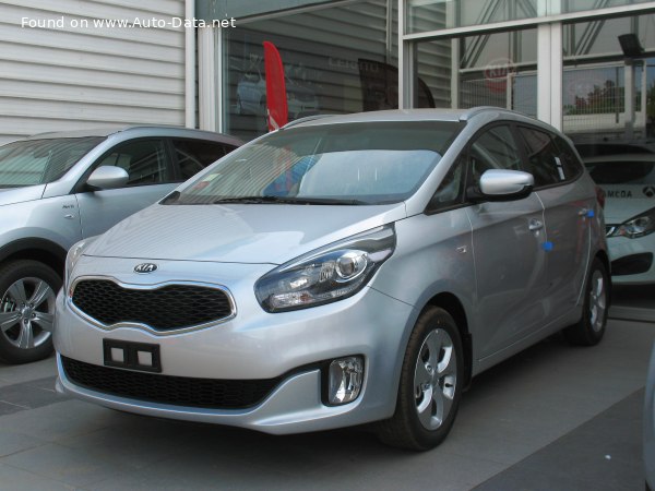 Full specifications and technical details 2013 Kia Carens III 1.6 16V GDI (135 Hp)