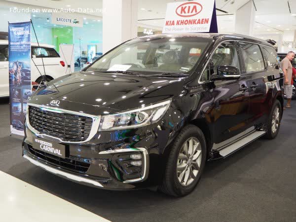 Vollständige Spezifikationen und technische Details 2018 Kia Grand Carnival III (facelift 2018) 3.3 V6 (270 Hp) Automatic