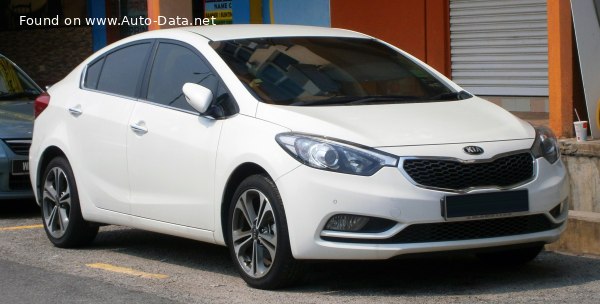 Full specifications and technical details 2012 Kia Cerato III Sedan 2.0 MPI (160 Hp)