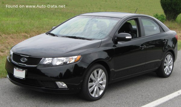 المواصفات والتفاصيل التقنية الكاملة 2009 Kia Forte I (TD) 2.4 (165 Hp) Automatic 5-speed