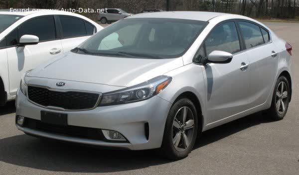 Spécifications complètes et détails techniques 2017 Kia Forte II (facelift 2017) 2.0 GDI (164 Hp) Automatic