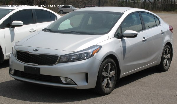 Full specifications and technical details 2017 Kia Forte II (facelift 2017) 2.0 (147 Hp) Automatic