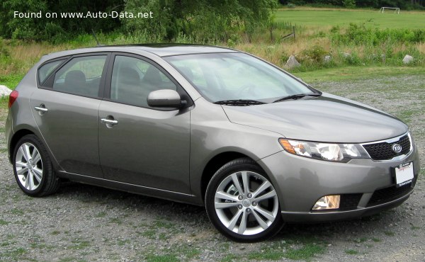 Full specifications and technical details 2010 Kia Forte5 I (TD) 2.4 (173 Hp)