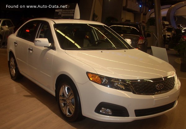 المواصفات والتفاصيل التقنية الكاملة 2009 Kia Magentis II (facelift 2008) 2.4 CVVT (175 Hp) Automatic