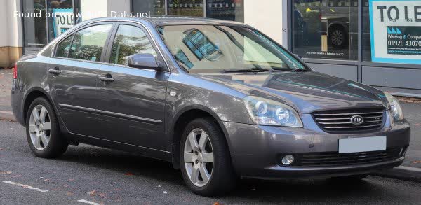 Vollständige Spezifikationen und technische Details 2005 Kia Magentis II 2.0 CRDi (140 Hp)