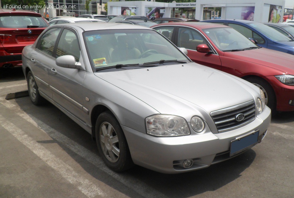 Full specifications and technical details 2003 Kia Optima I (facelift 2003) LX 2.4 (140 Hp)