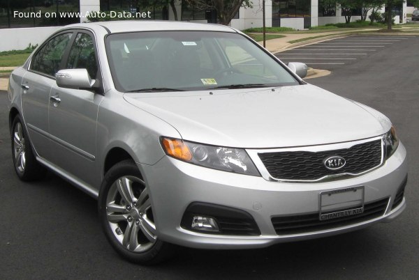 Full specifications and technical details 2009 Kia Optima II (facelift 2008) 2.0 CVVT (165 Hp) Automatic