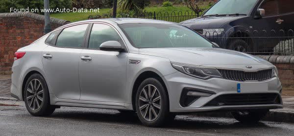 Spécifications complètes et détails techniques 2018 Kia Optima IV (facelift 2018) 2.4 GDI (185 Hp) Automatic
