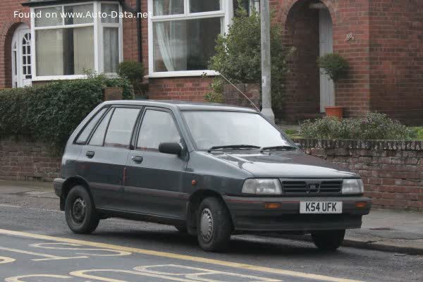 المواصفات والتفاصيل التقنية الكاملة 1991 Kia Pride (DA) 1.3i (73 Hp) Automatic