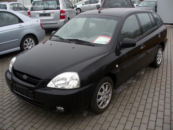 Vollständige Spezifikationen und technische Details 2002 Kia Rio I Hatchback (DC, facelift 2002) 1.3 i (82 Hp)