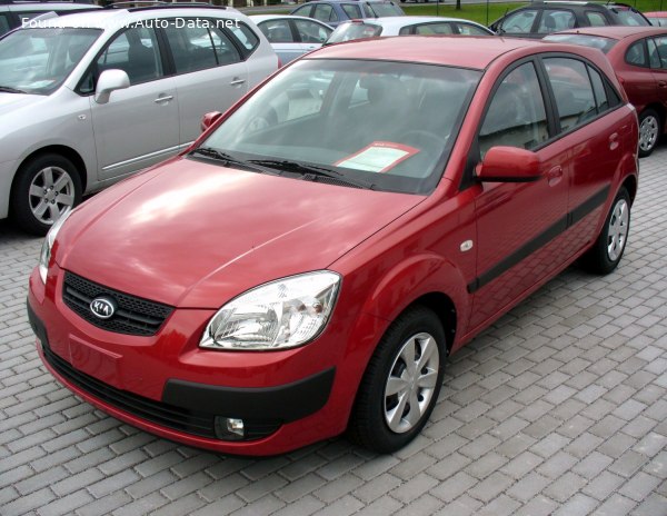 المواصفات والتفاصيل التقنية الكاملة 2005 Kia Rio II Hatchback (JB) 1.4 i 16V (97 Hp) Automatic