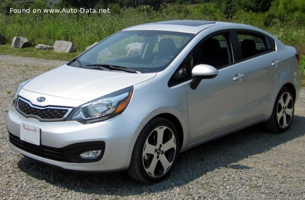 المواصفات والتفاصيل التقنية الكاملة 2011 Kia Rio III Sedan (UB) 1.4 16V (109 Hp)