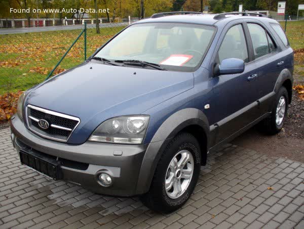 المواصفات والتفاصيل التقنية الكاملة 2002 Kia Sorento I 2.5 DCR (140 Hp)