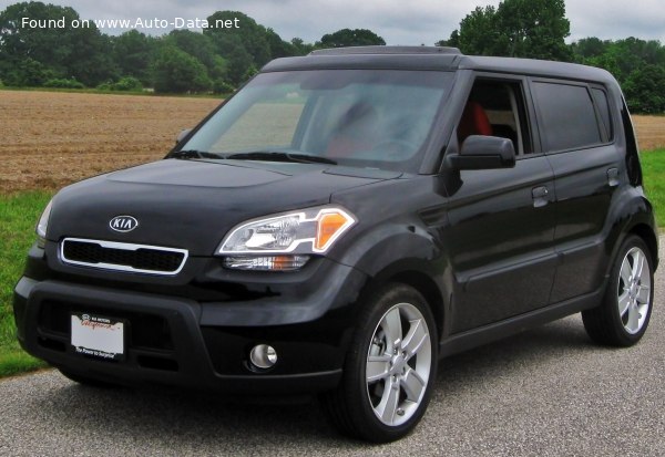 Full specifications and technical details 2009 Kia Soul I 1.6 CRDi (126 Hp)