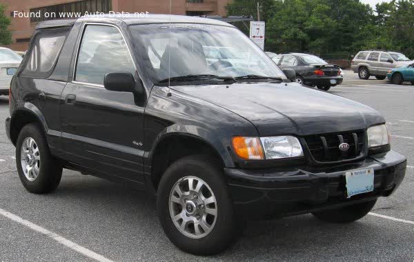 Spécifications complètes et détails techniques 1997 Kia Sportage Soft Top I 2.0 i (95 Hp)