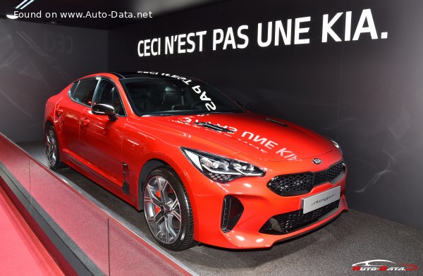 Full specifications and technical details 2017 Kia Stinger 2.0 GDI (256 Hp) Automatic