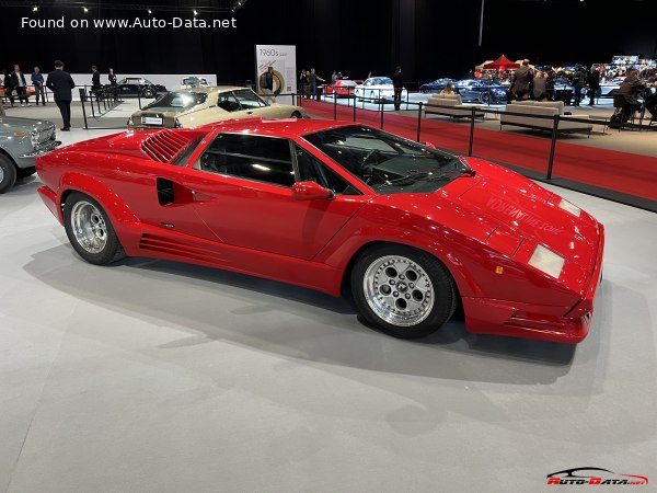 Full specifications and technical details 1985 Lamborghini Countach S Quattrovalvole (426 Hp)