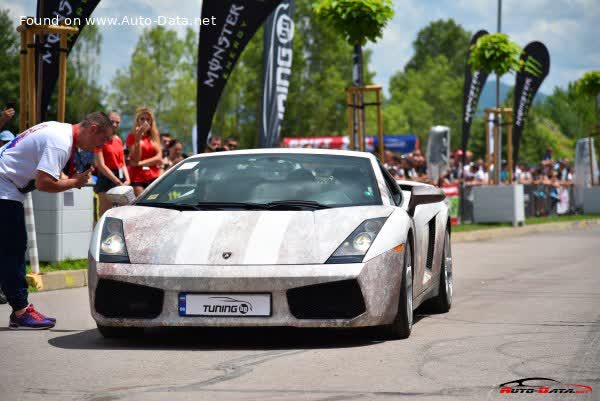 Spécifications complètes et détails techniques 2003 Lamborghini Gallardo Coupe 5.0 V10 (500 Hp) AWD