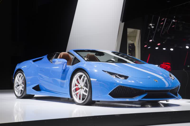 Full specifications and technical details 2016 Lamborghini Huracan LP 610-4 Spyder 5.2 V10 (610 Hp) AWD LDF