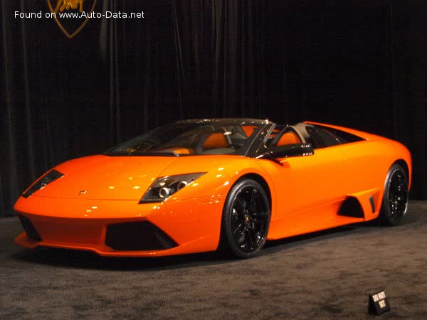 Full specifications and technical details 2006 Lamborghini Murcielago LP640 Roadster 6.5 V12 (640 Hp)